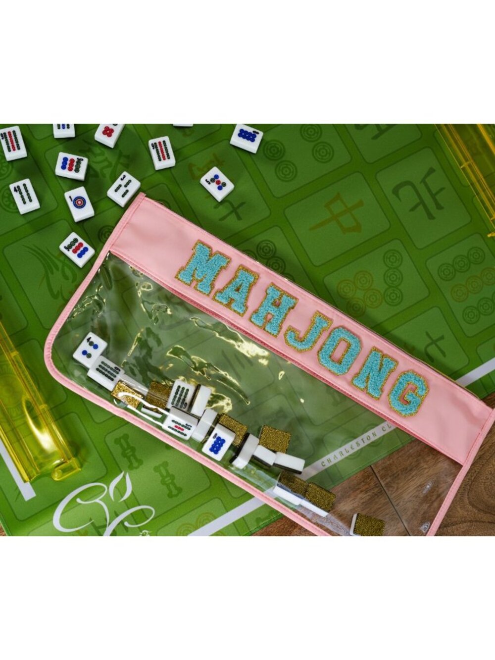 Mahjong Set Carry Case - Pink